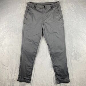 Birddogs Pants Mens 32x30 Gray Golf Nylon Performance Tech Chino Stretch Lined